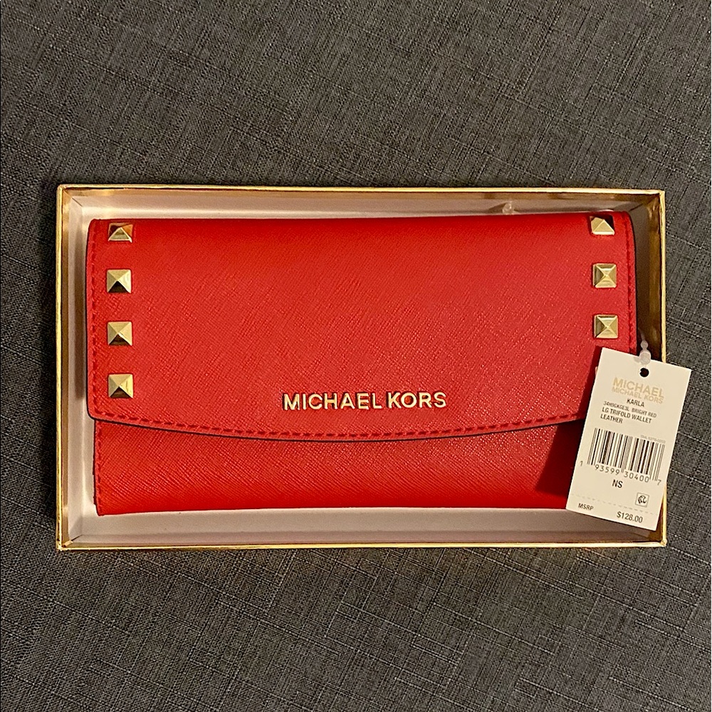 NWT Michael Kors • Studded Wallet